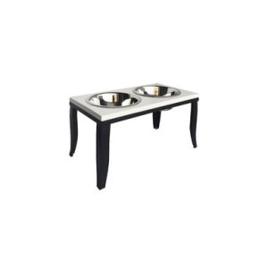 Noor Double Elevated Dog Bowls