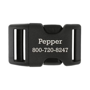 Laser Engraved Plastic Side Release Buckle