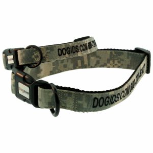 Embroidered Digital Camo Dog Collar