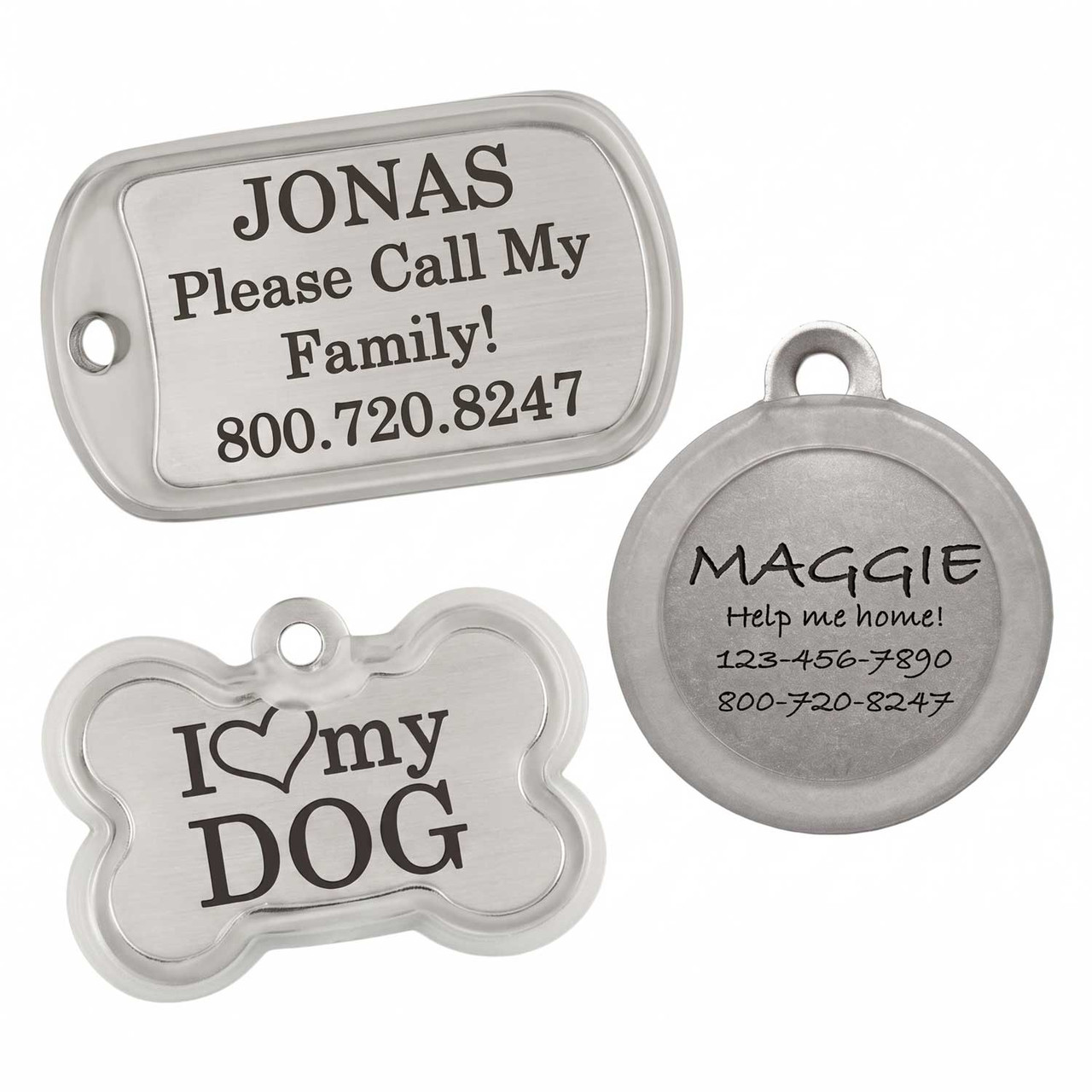 Dog ID Tag Silencers – 2 Pack – dogIDs