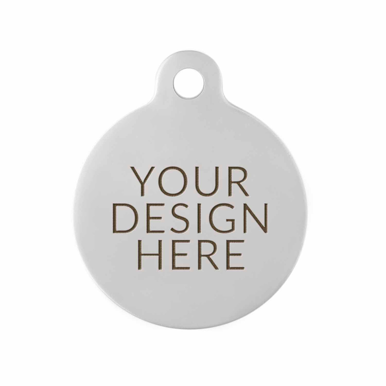 DIY Round Custom Dog Tag – Upload Your Graphic – dogIDs